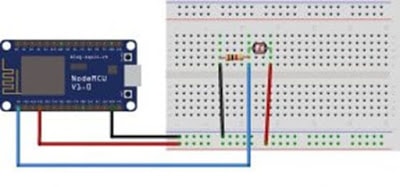 connecting an LED to NodeMCU