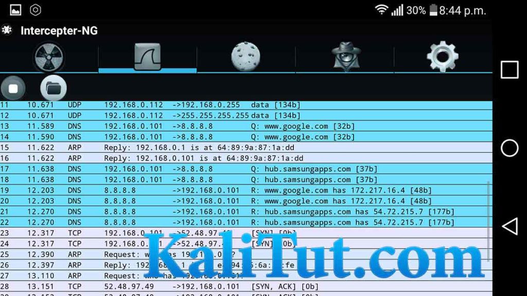 Wireshark android
