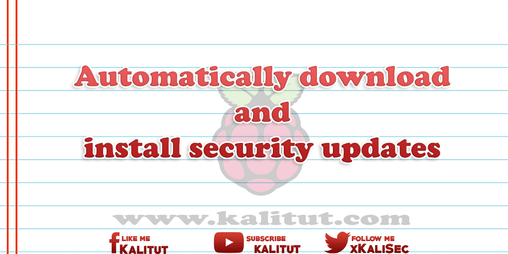 Automatically download and install Raspberry Pi security updates