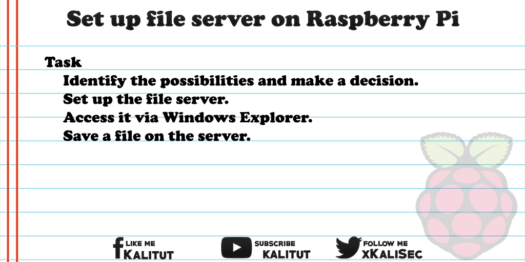 Raspberry pi file server Setup