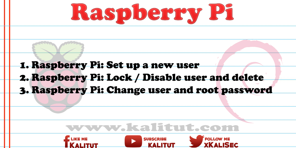 Raspberry Pi user setup