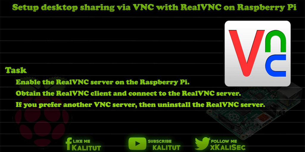 Setup RealVNC on Raspberry Pi 