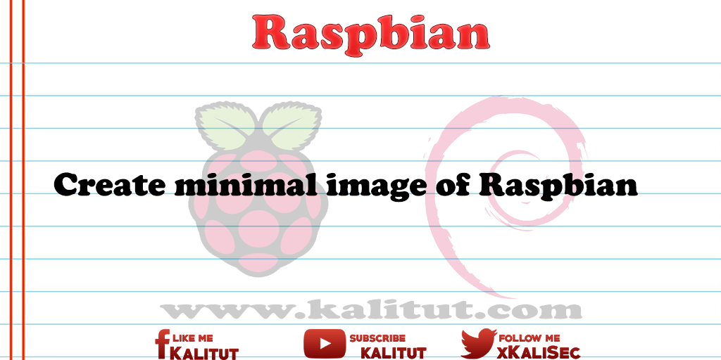 Create minimal Raspbian image file