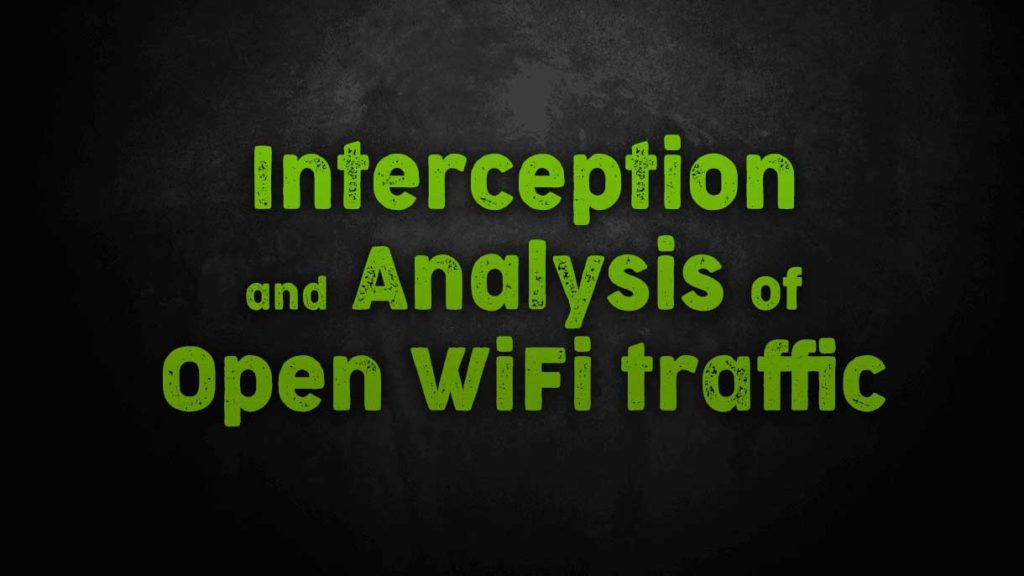 intercepting wifi traffic