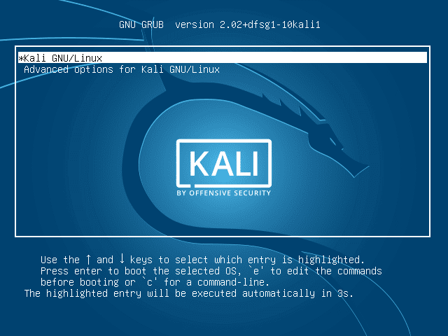 forgot kali linux username and password