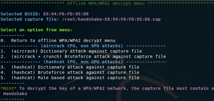  attack with aircrack