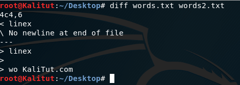 diff linux command
