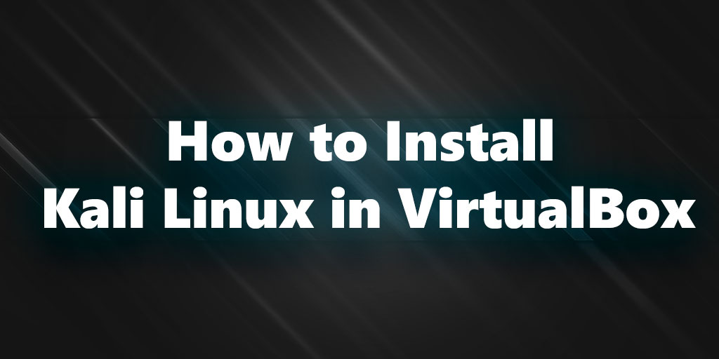 kali linux virtualbox