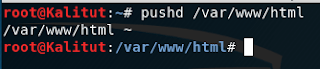 pushd /var/www/html
